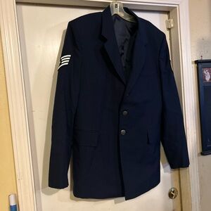 Men's Navy Blue Military Jacket